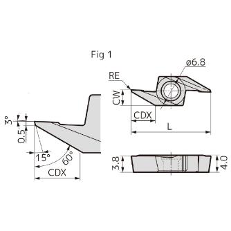 住友電気工業（株） SEC－外径ミニバイト インサート BTR ＳＥＣ－外径ミニバイト　インサート BTR3515 AC530U