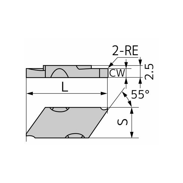 住友電気工業（株） SEC－小径突切りバイト インサート CTL-N ＳＥＣ－小径突切りバイト　インサート CTL122005N AC530U