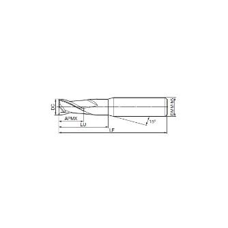 住友電気工業（株） GSX MILL 2枚刃エンドミル GSX20000C-1.5D ＧＳＸ　ＭＩＬＬ　２枚刃エンドミル GSX20150C-1.5D ACF20