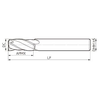住友電気工業（株） GSX MILL 3枚刃エンドミル GSX30000C-1.5D ＧＳＸ　ＭＩＬＬ　３枚刃エンドミル GSX30800C-1.5D ACF20
