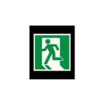 エルティーアイ（株） 高輝度蓄光標識 ステッカータイプ AFBH