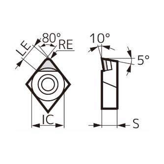 住友電気工業（株） スミダイヤ スローアウェイチップ CNMX スミダイヤ　スローアウェイチップ CNMX120402 DA1000