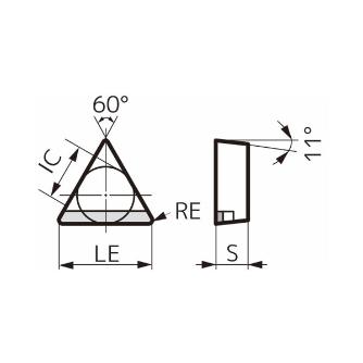 住友電気工業（株） スミダイヤ スローアウェイチップ NF-TPGN-P スミダイヤ　スローアウェイチップ NF-TPGN160304P DA1000