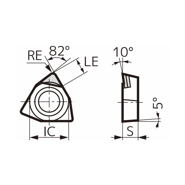 住友電気工業（株） スミダイヤ スローアウェイチップ NF-WBMT スミダイヤ　スローアウェイチップ NF-WBMT060102L DA1000