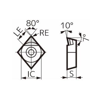 住友電気工業（株） スミダイヤ スローアウェイチップ NF-CCMT スミダイヤ　スローアウェイチップ NF-CCMT060201 DA1000