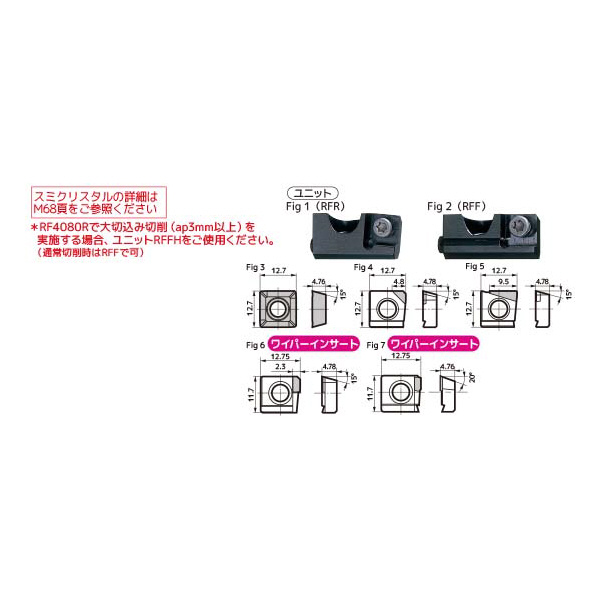 住友電気工業（株） スミダイヤ カッタチップ NF-SNEW スミダイヤ　カッタチップ NF-SNEW1204ADFR DA1000