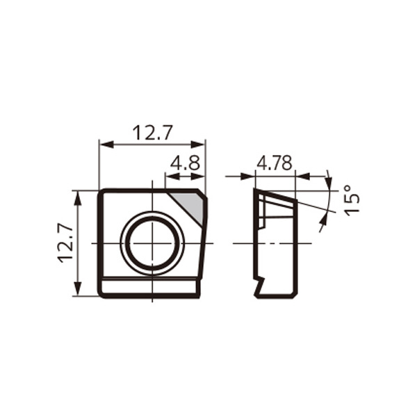 住友電気工業（株） スミダイヤ カッタチップ NF-SNEW スミダイヤ　カッタチップ NF-SNEW1204ADFR DA1000