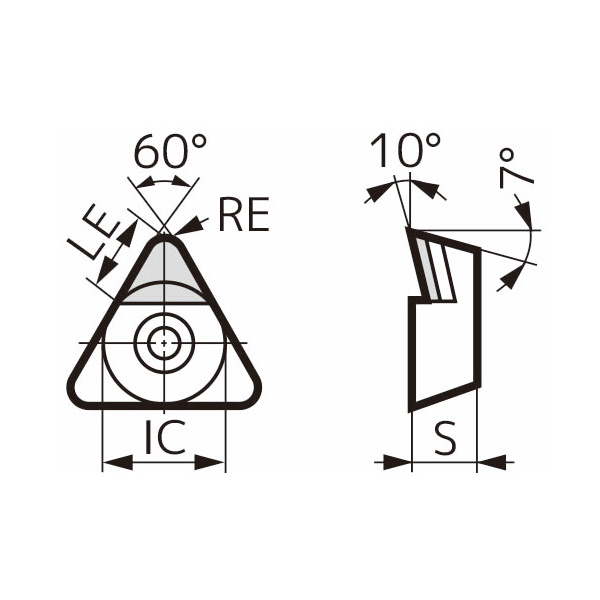 住友電気工業（株） スミダイヤ スローアウェイチップ NF-TCMT スミダイヤ　スローアウェイチップ NF-TCMT110201 DA1000