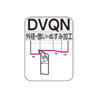 住友電気工業（株） SEC－外径バイト ホルダ DVQN ＳＥＣ－外径バイト　ホルダ DVQNR2020K16