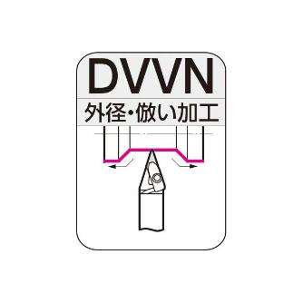住友電気工業（株） SEC－外径バイト ホルダ DVVN ＳＥＣ－外径バイト　ホルダ DVVNN2020K16