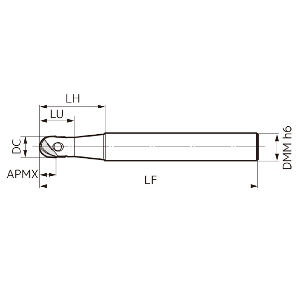住友電気工業（株） SEC－ウェーブボール エンドミル WBMF ＳＥＣ－ウェーブボール　エンドミル WBMF1100S